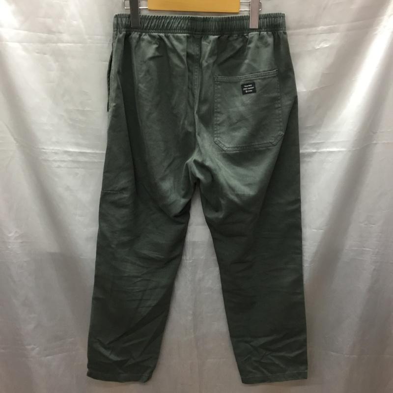 スリルズ THRILLS パンツ ワークパンツ、ペインターパンツ ワークパンツ ワイドパンツ カジュアルパンツ ミリタリーパンツ 32インチ 無地 カーキ / カーキ /  メンズ USED 古着 中古 10117538