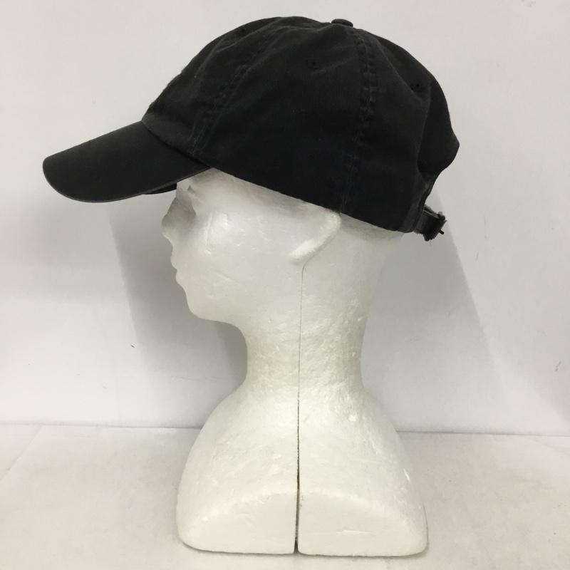 ポロラルフローレン POLO RALPH LAUREN 帽子 キャップ コットン レザー ONE SIZE ワンポイント 黒 / ブラック /  メンズ USED 古着 中古 10144303