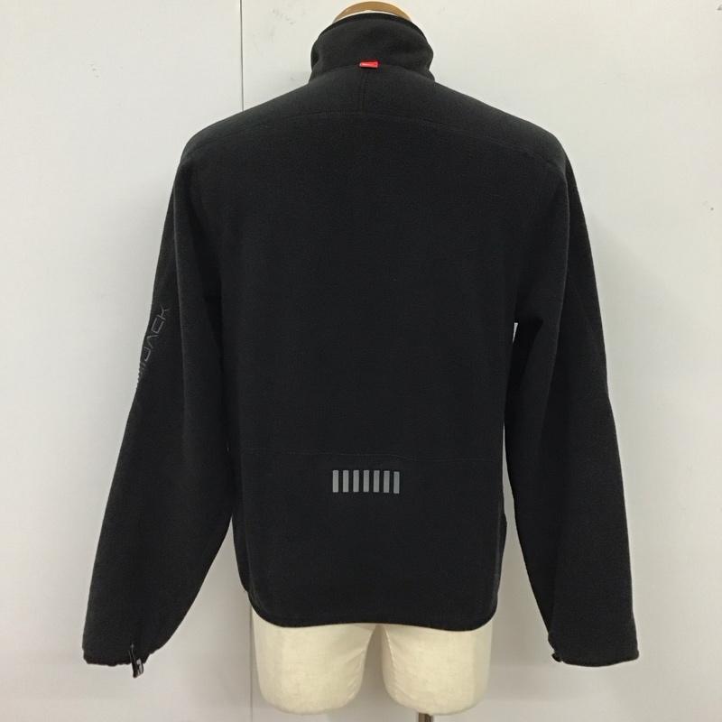 ナイキ NIKE カットソー 長袖 dm1284-010 クォータージップL/Sトップ フリースプルオーバー S ロゴ、文字 黒 / ブラック /  メンズ USED 古着 中古 10120051