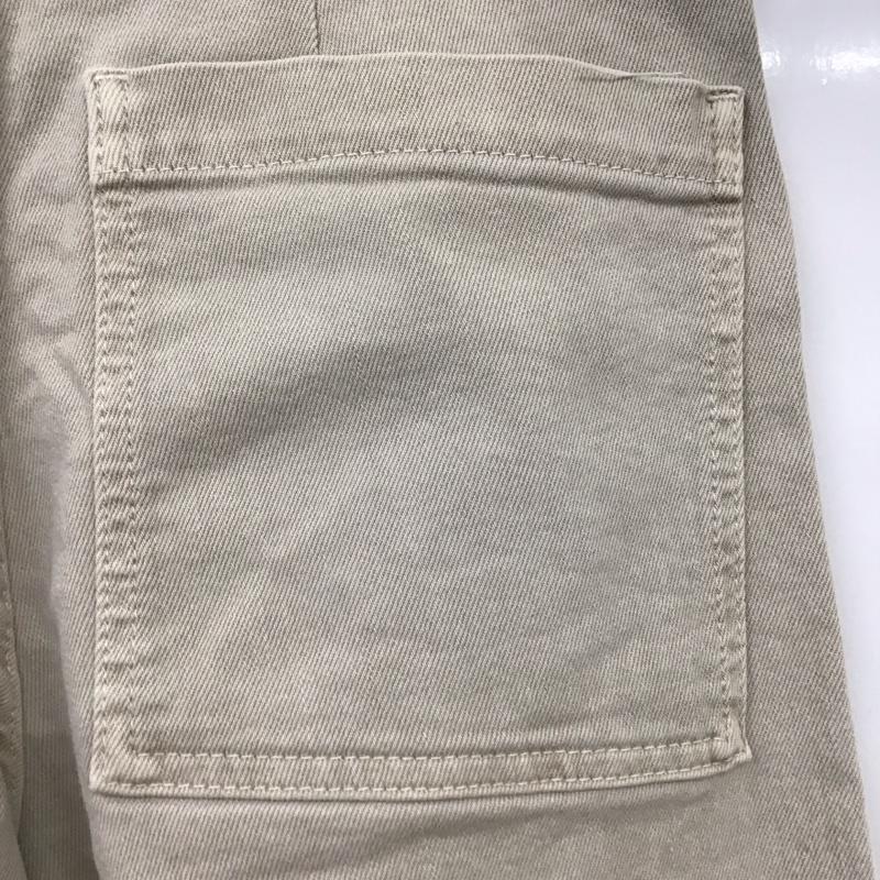 ザラ ZARA パンツ デニム、ジーンズ デニムパンツ ストレートパンツ ワイドパンツ カジュアルパンツ 36 無地 ベージュ / ベージュ /  レディース USED 古着 中古 10117864