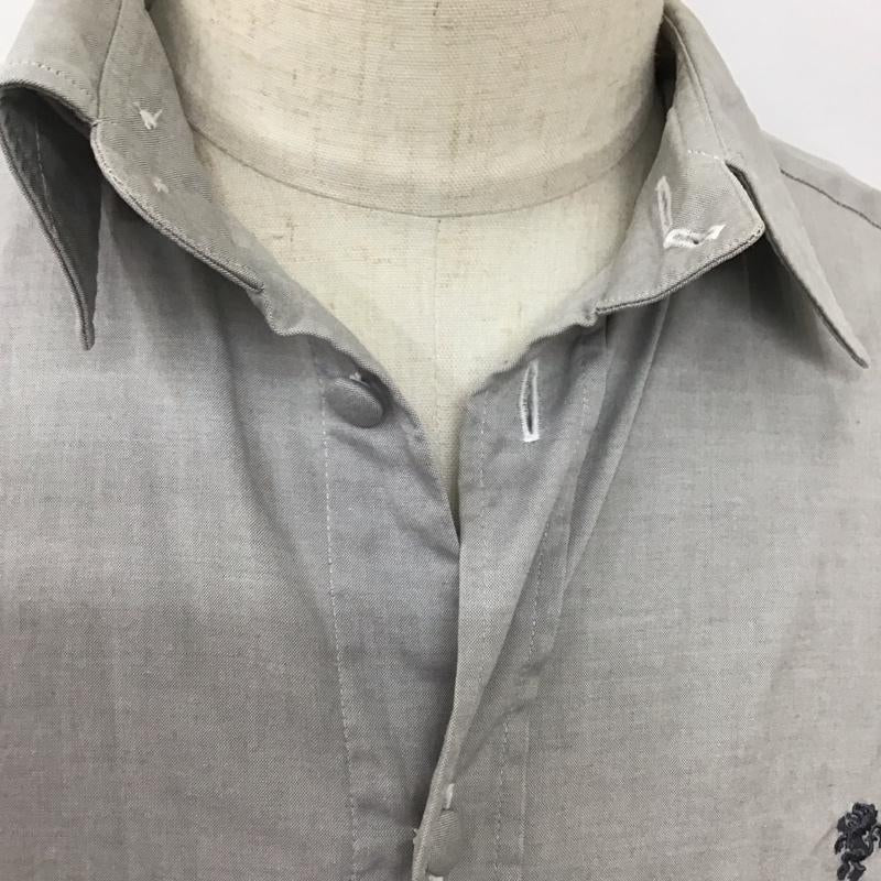 ナンバーナイン NUMBER (N)INE シャツ、ブラウス 半袖 無地 灰 / グレー /  メンズ USED 古着 中古 10117214