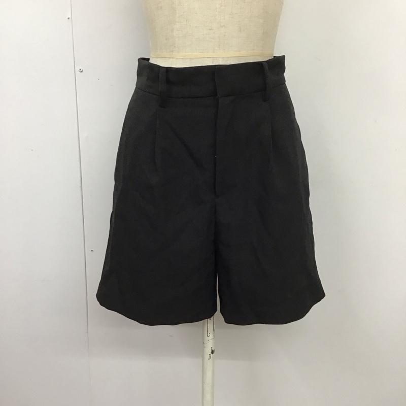 ローリーズファーム LOWRYS FARM パンツ ショートパンツ LF523047AD タック FREE 無地 黒 / ブラック /  レディース USED 古着 中古 10117738