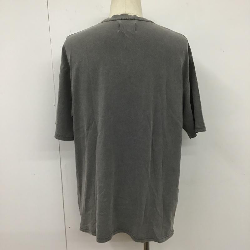 カリフォルニアランチハウス CALIFORNIA RANCH HOUSE Tシャツ 半袖 半袖カットソー プリントTシャツ クルーネックカットソー L プリント 灰 / グレー /  メンズ USED 古着 中古 10105600