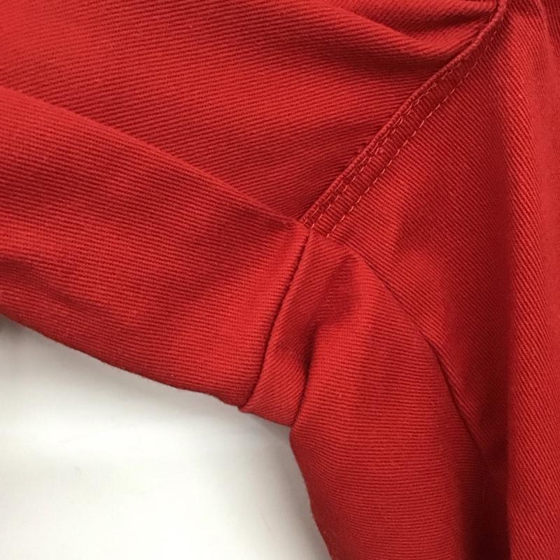 ディッキーズ Dickies パンツ ワークパンツ、ペインターパンツ ワークパンツ ワイドパンツ カジュアルパンツ 34インチ ロゴ、文字 赤 / レッド /  メンズ USED 古着 中古 10144176