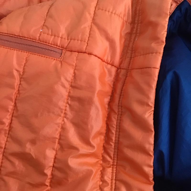 パタゴニア patagonia ジャケット、上着 ジャンパー、ブルゾン 84222 ナノパフフーディ ジップアップジャケット ダウンジャケット アウター M ロゴ、文字 橙 / オレンジ /  メンズ USED 古着 中古 10138421