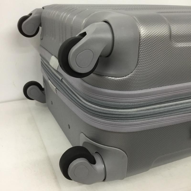 レジェンドウォーカー LEGEND WALKER スーツケース、トランク スーツケース、トランク 5082-55 エンボス加工ファスナータイプスーツケース キャリーケース 無地 灰 / グレー /  メンズ USED 古着 中古 10132267