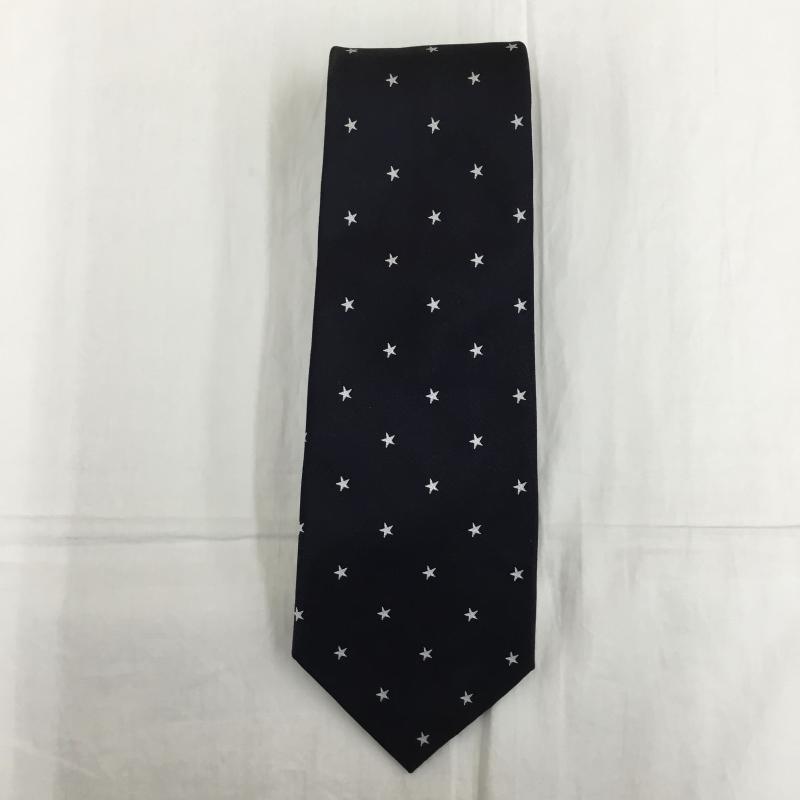 ポールスミス Paul Smith ネクタイ ネクタイ 星 黒 / ブラック / X 銀 / シルバー /  メンズ USED 古着 中古 10143912