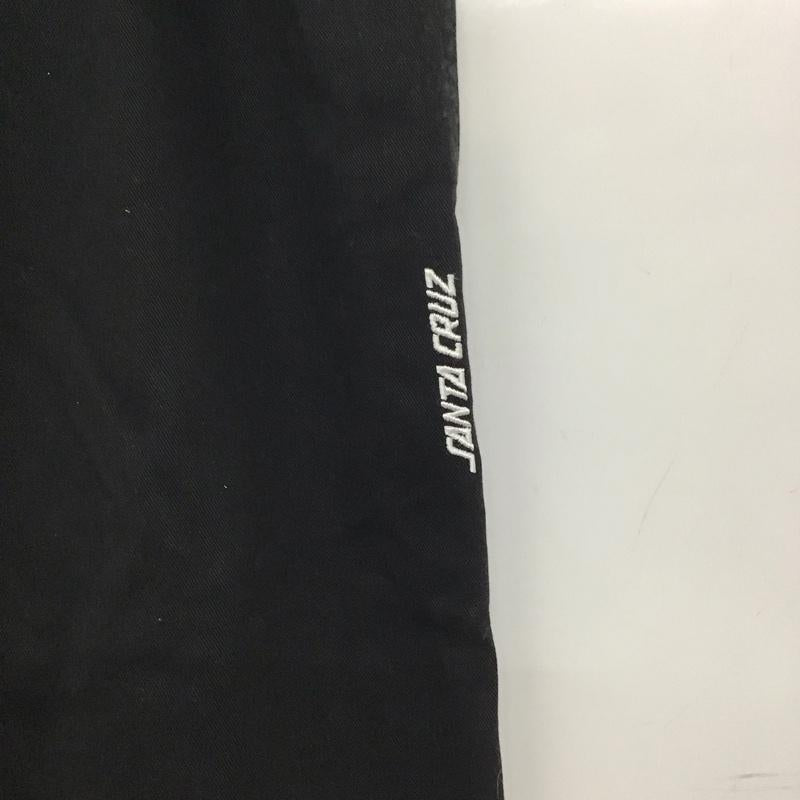 サンタクルーズ SANTA CRUZ パンツ ワークパンツ、ペインターパンツ ワイドパンツ カジュアルパンツ ワークパンツ M ロゴ、文字 黒 / ブラック /  メンズ USED 古着 中古 10137651