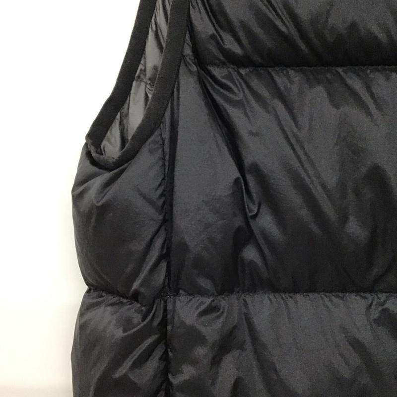 ユニクロ UNIQLO ベスト ベスト 311-449632 ダウンベスト ジップアップベスト M 無地 黒 / ブラック /  メンズ USED 古着 中古 10149178