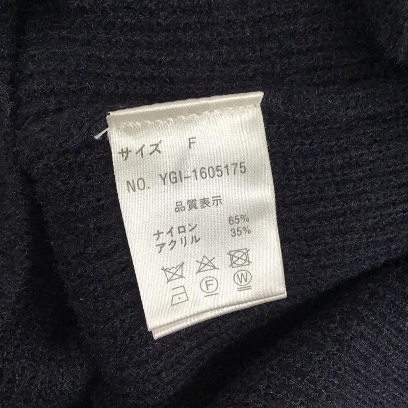 テチチ Techichi カーディガン 長袖 YGI-1605175 長袖カーディガン 長袖ニットカーディガン FREE 無地 紺 / ネイビー /  メンズ USED 古着 中古 10120943
