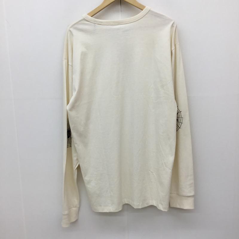 バンズ VANS カットソー 長袖 L ロゴ、文字 アイボリー / アイボリー /  メンズ USED 古着 中古 10134791