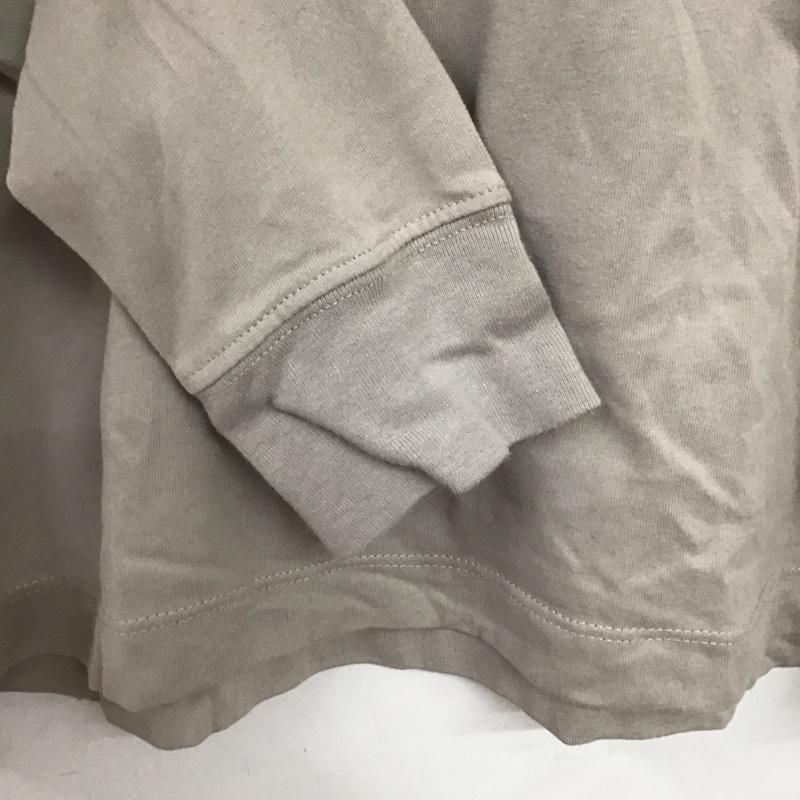 ナイキ NIKE カットソー 長袖 ao0653-033 長袖カットソー プリントTシャツ クルーネック S ロゴ、文字 灰 / グレー /  メンズ USED 古着 中古 10133678