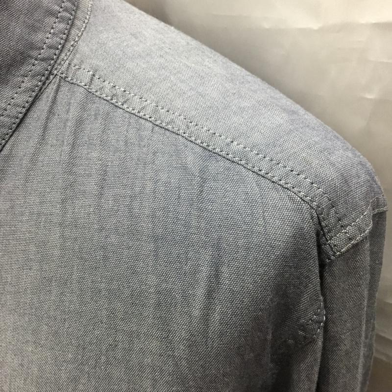 ロンハーマン Ron Herman シャツ、ブラウス 長袖 長袖シャツ カラーシャツ ポケットシャツ 長袖カットソー 無地シャツ M 無地 青 / ブルー /  メンズ USED 古着 中古 10117555