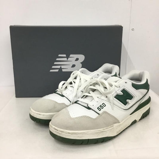 ニューバランス New Balance スニーカー スニーカー BB550WT1 28.5cm 箱有 28.5cm ロゴ、文字 白 / ホワイト / X 緑 / グリーン /  メンズ USED 古着 中古 10142710