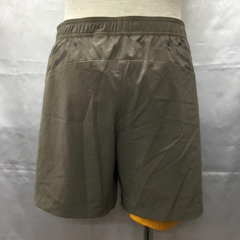 ザノースフェイス THE NORTH FACE パンツ ショートパンツ ショートパンツ ハーフパンツ カジュアルパンツ スポーツウェア L ロゴ、文字 茶 / ブラウン / X 黄 / イエロー /  メンズ USED 古着 中古 10108741