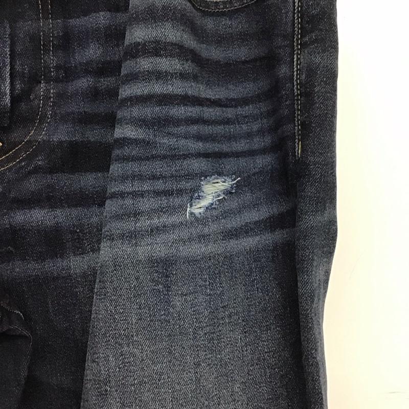 アメリカンイーグル AMERICANEAGLE パンツ デニム、ジーンズ デニムパンツ ワイドパンツ カジュアルパンツ ストレッチパンツ 34 ダメージ加工 インディゴ / インディゴ /  メンズ USED 古着 中古 10148175
