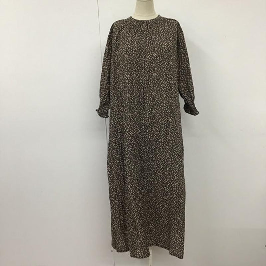サマンサモスモス Samansa Mos2 ワンピース ロングスカート 1106240 小花柄ワンピース 七分袖 タグ付き FREE 花柄 黒 / ブラック /  レディース USED 古着 中古 10112258