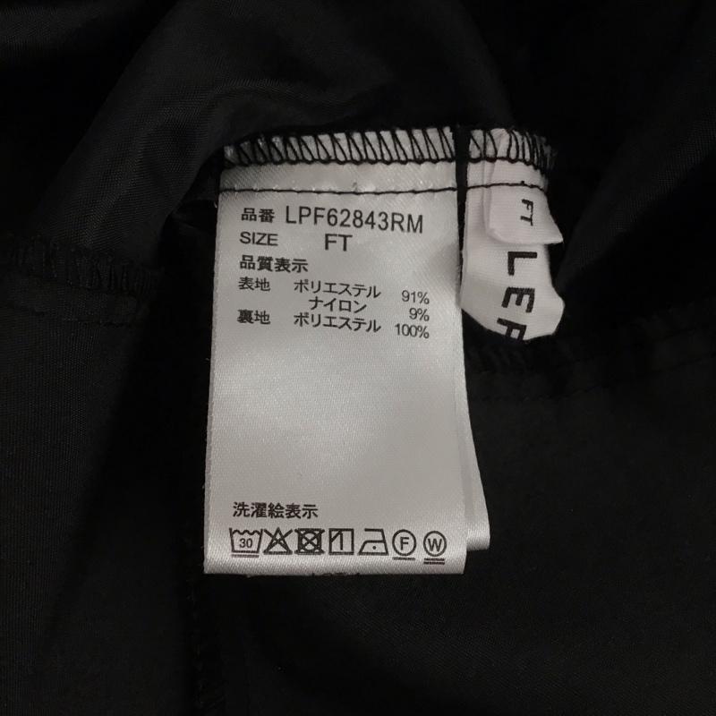 レプシィム LEPSIM ベスト ベスト LPF62843RM ギャザーWジップベスト FREE 無地 黒 / ブラック /  レディース USED 古着 中古 10146923