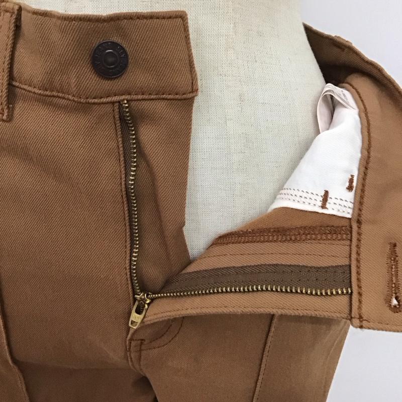 スライ SLY ボトムス ボトムス 030ESZ12-3760 WASH ME HW PINTUCK FLARE PT-E フレアパンツ 26 無地 茶 / ブラウン /  レディース USED 古着 中古 10120147