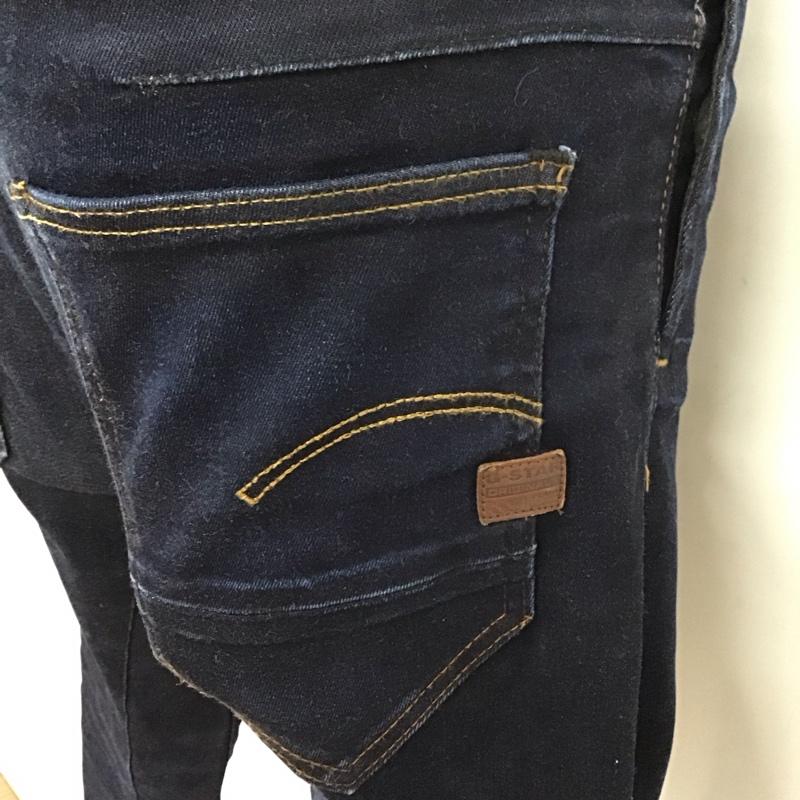 ジースターロゥ G-STAR RAW パンツ デニム、ジーンズ デニムパンツ スリムパンツ ストレッチパンツ ジーンズ 27インチ 無地 インディゴ / インディゴ /  メンズ USED 古着 中古 10117281