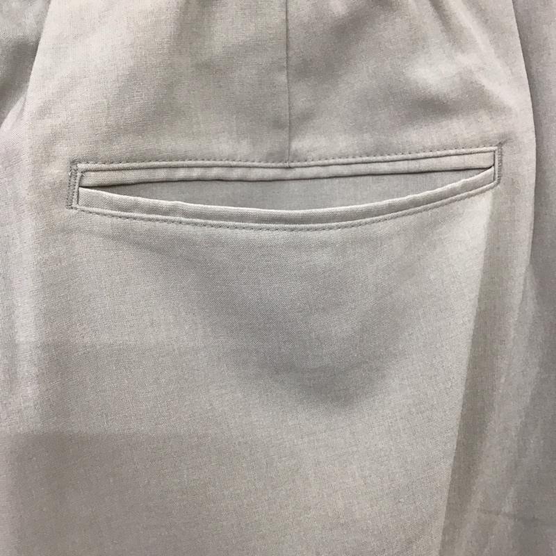 フリークスストア FREAK S STORE パンツ スラックス スラックスパンツ ワイドパンツ カジュアルパンツ センタータックパンツ L 無地 灰 / グレー /  メンズ USED 古着 中古 10114571