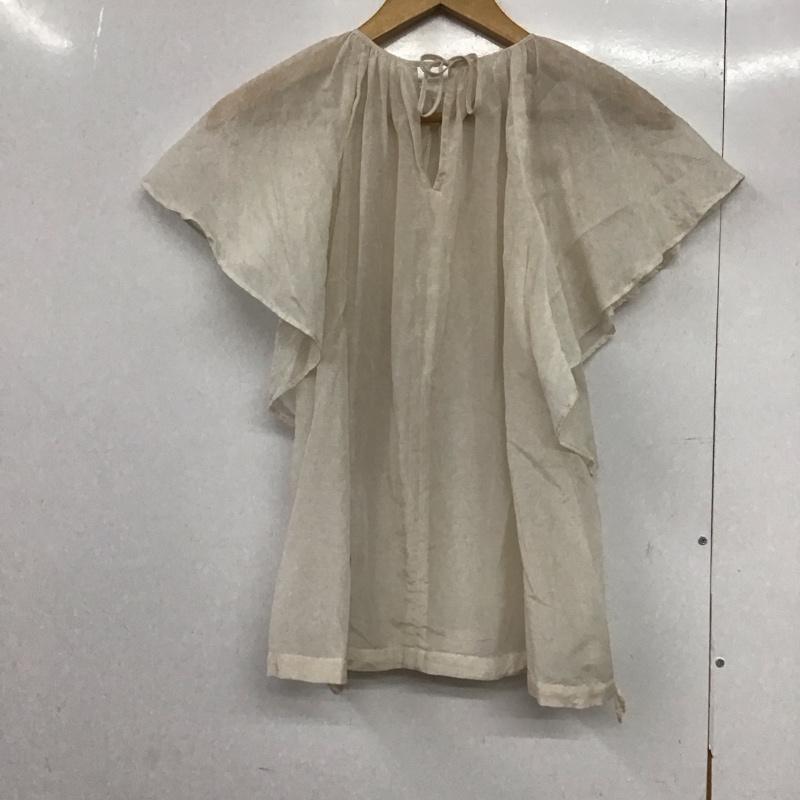 トゥモローランド TOMORROWLAND シャツ、ブラウス 半袖 36 無地 白 / ホワイト /  レディース USED 古着 中古 10144522