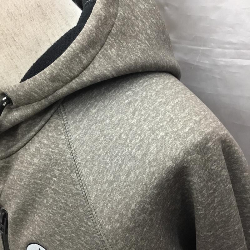 バートン BURTON パーカー 長袖 ジップアップパーカー 長袖パーカー フード付きパーカー M ロゴ、文字 茶 / ブラウン /  メンズ USED 古着 中古 10122346