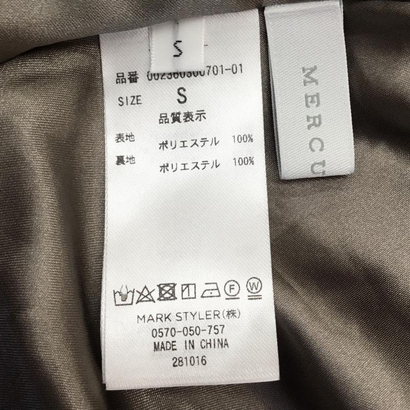 マーキュリーデュオ MERCURYDUO ワンピース ロングスカート S 総柄 茶 / ブラウン / X 白 / ホワイト /  レディース USED 古着 中古 10129975