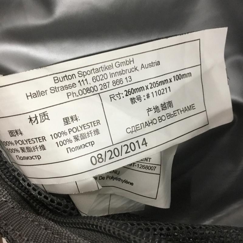 バートン BURTON バッグ バッグ 小物入れ ハンドバッグ 総柄 灰 / グレー / X 青 / ブルー /  メンズ USED 古着 中古 10131588