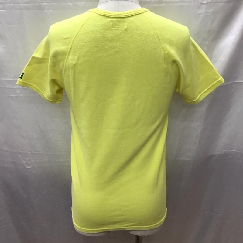ハリウッドランチマーケット HOLLYWOOD RANCH MARKET Tシャツ 半袖 半袖カットソー 無地Tシャツ クルーネックカットソー 4 無地 黄 / イエロー /  メンズ USED 古着 中古 10113568