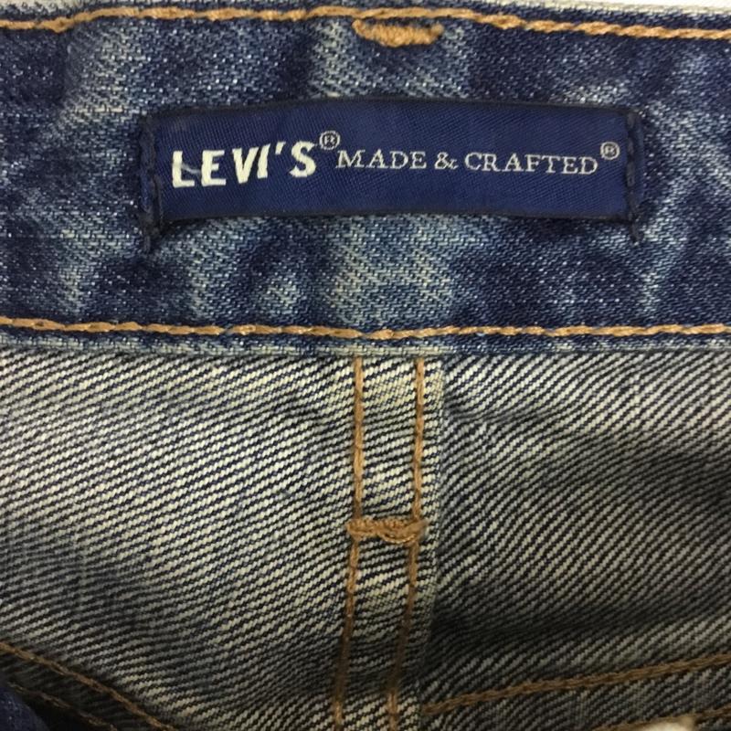 リーバイスメイドアンドクラフテッド Levi s Made & Crafted パンツ デニム、ジーンズ デニムパンツ スリムパンツ ダメージパンツ ジーンズ 30インチ ダメージ加工 インディゴ / インディゴ /  メンズ USED 古着 中古 10116670
