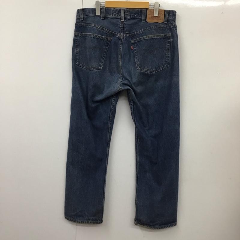 リーバイストラウスアンドコー Levi Strauss & co. パンツ デニム、ジーンズ デニムパンツ ストレートパンツ ワイドパンツ カジュアルパンツ 40 無地 インディゴ / インディゴ /  メンズ USED 古着 中古 10112485