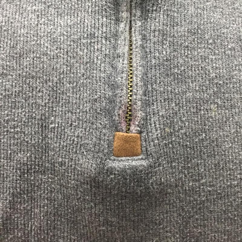 ラルフローレン RALPHLAUREN ニット、セーター 長袖 長袖ニットカットソー ニット セーター ジップアップネックニット XL ロゴ、文字 黒 / ブラック /  メンズ USED 古着 中古 10122402