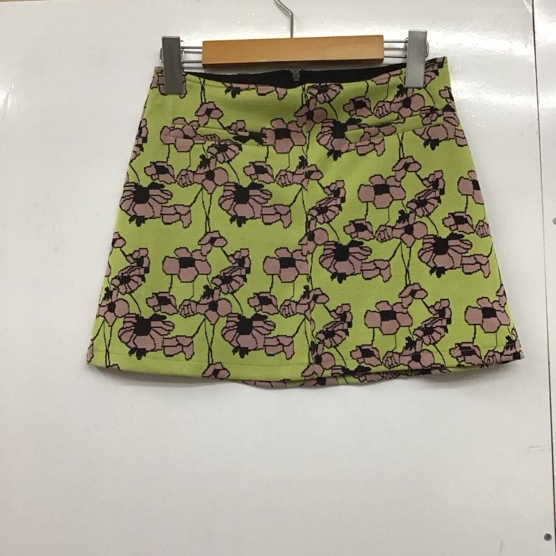ザラ ZARA スカート ミニスカート XS 総柄 マルチカラー / マルチカラー /  レディース USED 古着 中古 10144233