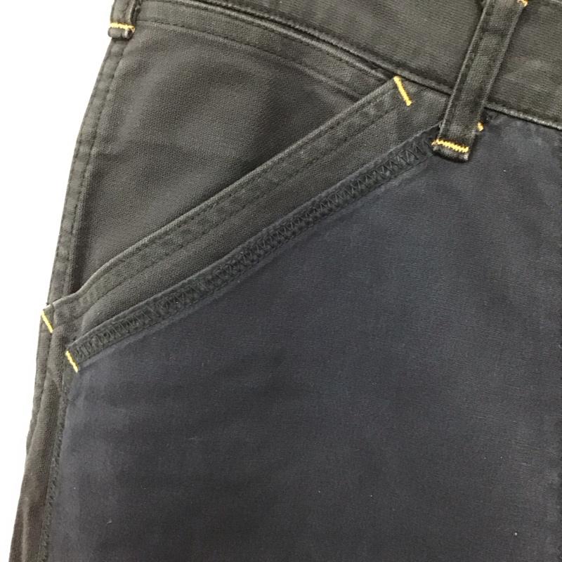 カールヘルム KARLHELMUT パンツ デニム、ジーンズ ワイドパンツ カジュアルパンツ ワークパンツ L ロゴ、文字 紺 / ネイビー /  メンズ USED 古着 中古 10118440