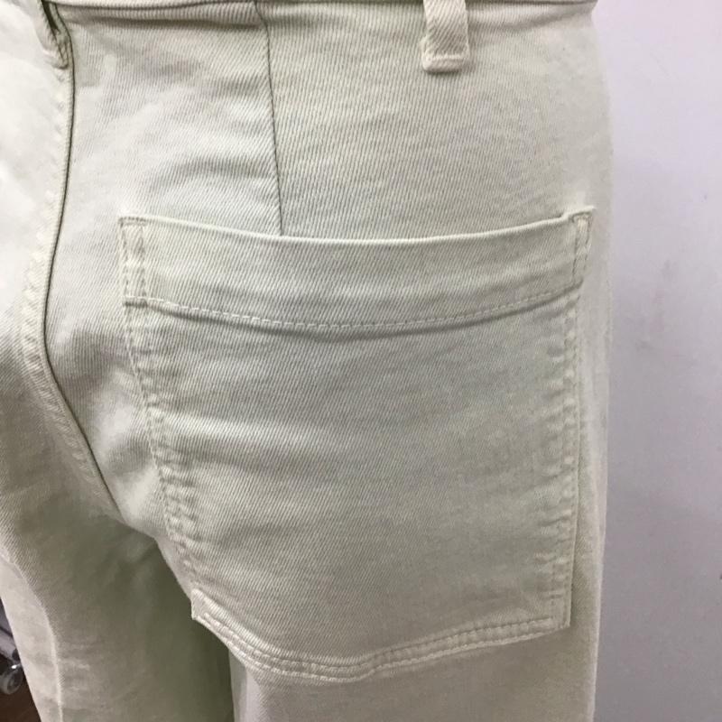 ザラ ZARA パンツ デニム、ジーンズ 8246 241 500 フレアパンツ 無地 薄緑 / ライトグリーン /  レディース USED 古着 中古 10111072