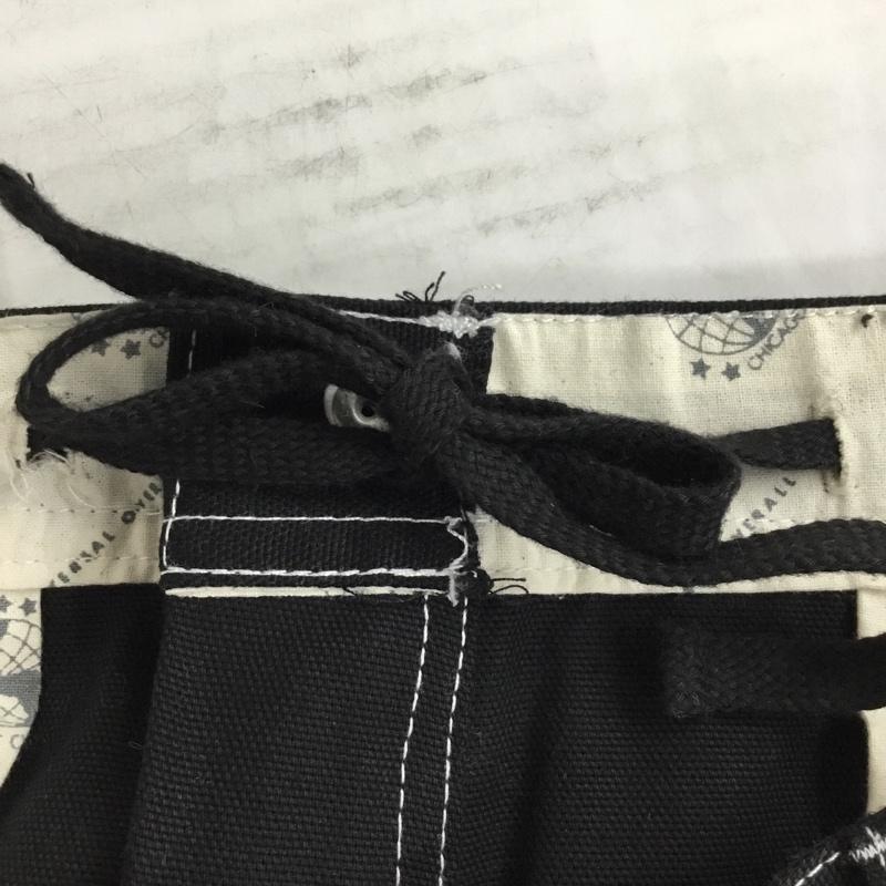 ユニバーサルオーバーオール UNIVERSAL OVERALL パンツ ワークパンツ、ペインターパンツ L 無地 黒 / ブラック /  メンズ USED 古着 中古 10109969