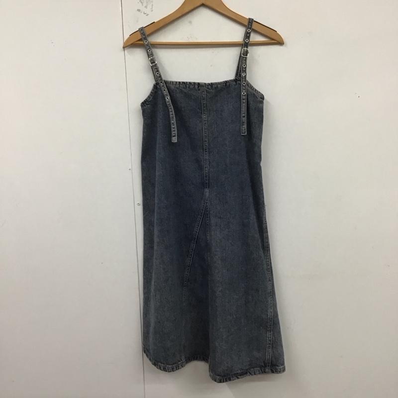 ザラ ZARA ワンピース ロングスカート デニムワンピース XS 無地 インディゴ / インディゴ /  レディース USED 古着 中古 10124810