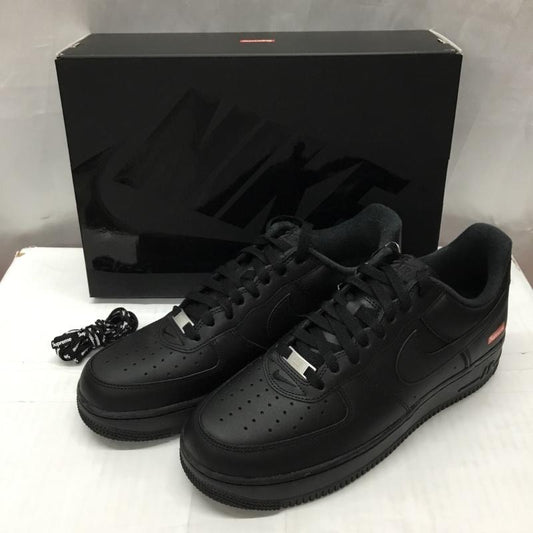 ナイキ NIKE スニーカー スニーカー CU9225 001 AIR FORCE 1 LOW SUPREME 28cm 箱有 28.0cm ロゴ、文字 黒 / ブラック /  メンズ USED 古着 中古 10112848