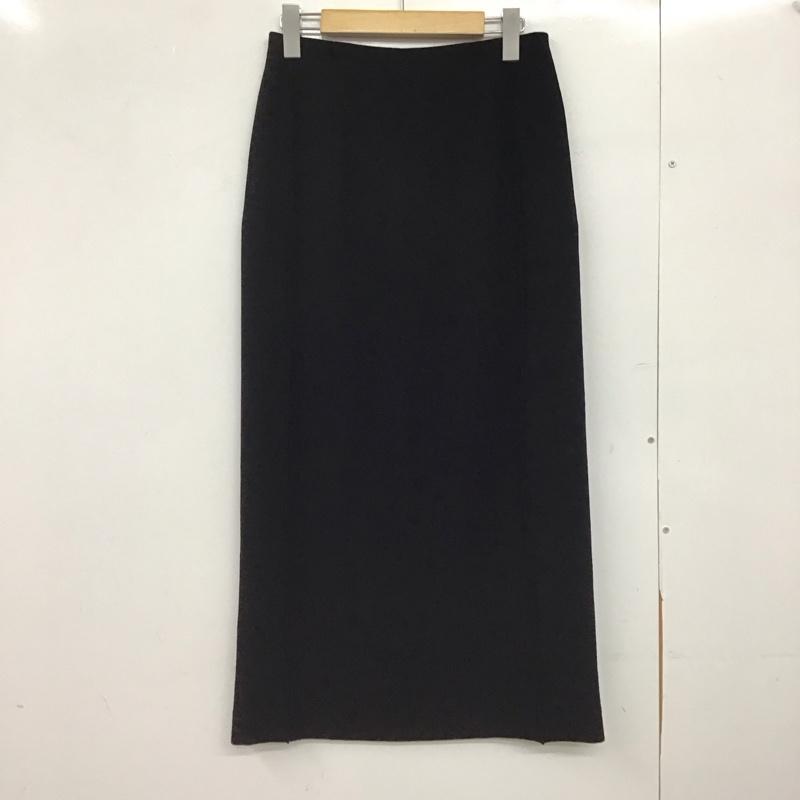 ウィムガゼット Whim Gazette スカート ロングスカート 36 無地 黒 / ブラック /  レディース USED 古着 中古 10147228