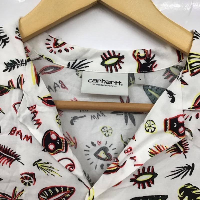 カーハート Carhartt シャツ、ブラウス 半袖 半袖シャツ プリントシャツ ポケットシャツ S プリント マルチカラー / マルチカラー /  メンズ USED 古着 中古 10128731