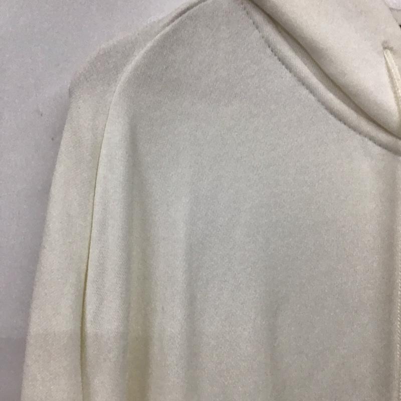 エックスガール X-girl パーカー 長袖 無地 白 / ホワイト /  レディース USED 古着 中古 10140014