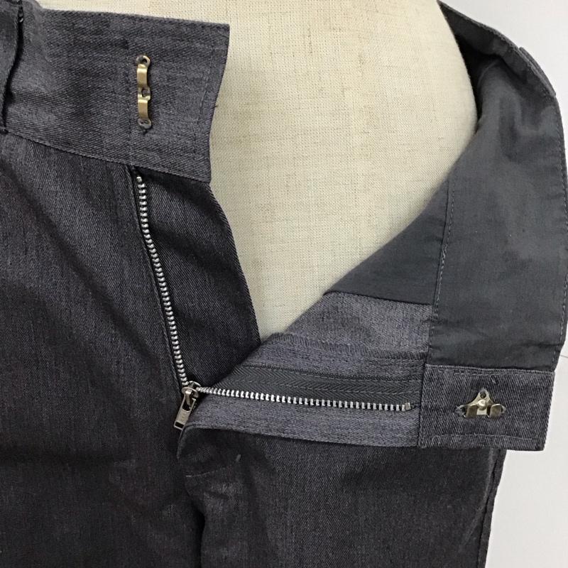 ジーナシス JEANASIS パンツ スラックス JS050216AD ワイドストレートパンツ S 無地 灰 / グレー /  レディース USED 古着 中古 10117365