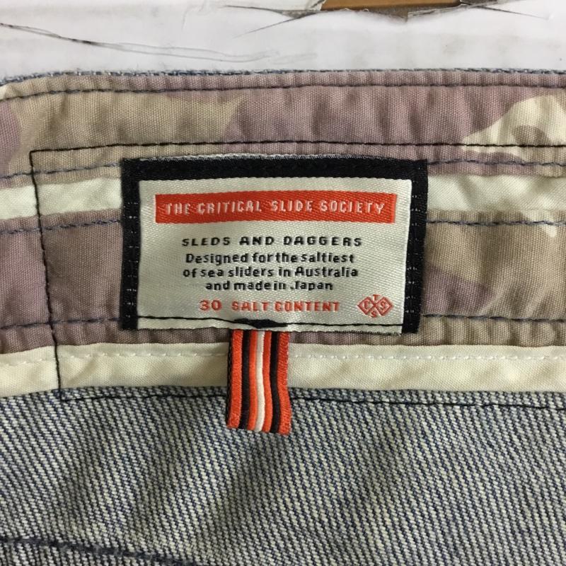 ティーシーエスエス TCSS パンツ デニム、ジーンズ デニムパンツ スリムパンツ ストレッチパンツ ジーンズ 30インチ 無地 インディゴ / インディゴ /  メンズ USED 古着 中古 10117584