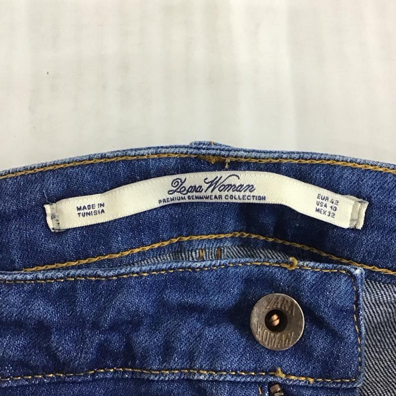 古着 USED パンツ デニム、ジーンズ Leara Woman ZARA フレアパンツ 無地 青 / ブルー /  レディース USED 古着 中古 10121595