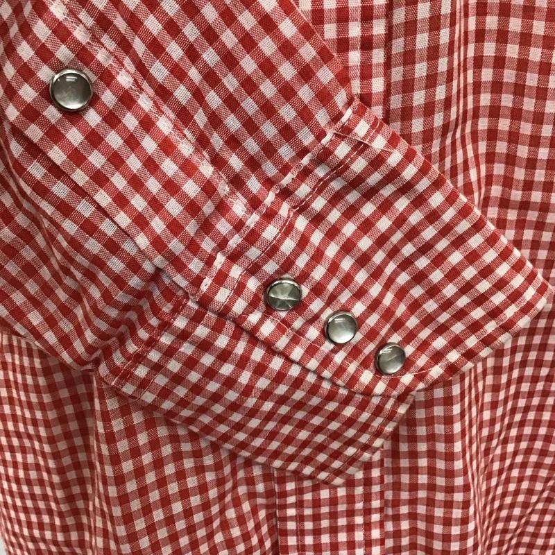 リーバイス Levi s シャツ、ブラウス 長袖 80S USA製 長袖シャツ チェックシャツ カラーシャツ カジュアルシャツ チェック 白 / ホワイト / X 赤 / レッド /  メンズ USED 古着 中古 10110786