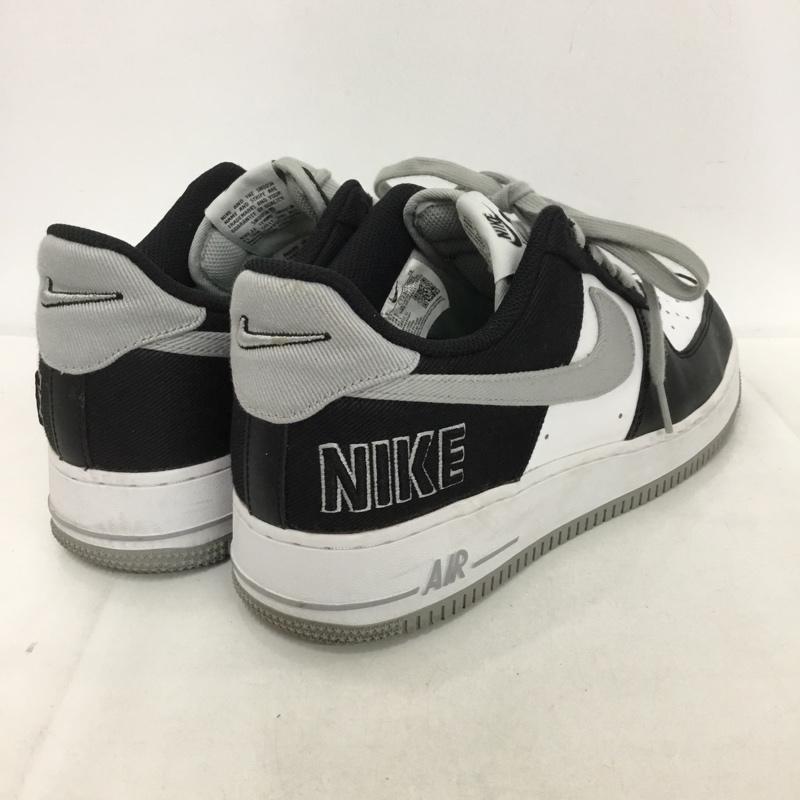 ナイキ NIKE スニーカー スニーカー CT2301-001 AIR FORCE 1 07 LV8 EMB 28.5cm 28.5cm ロゴ、文字 白 / ホワイト / X 黒 / ブラック / X 灰 / グレー /  メンズ USED 古着 中古 10129951