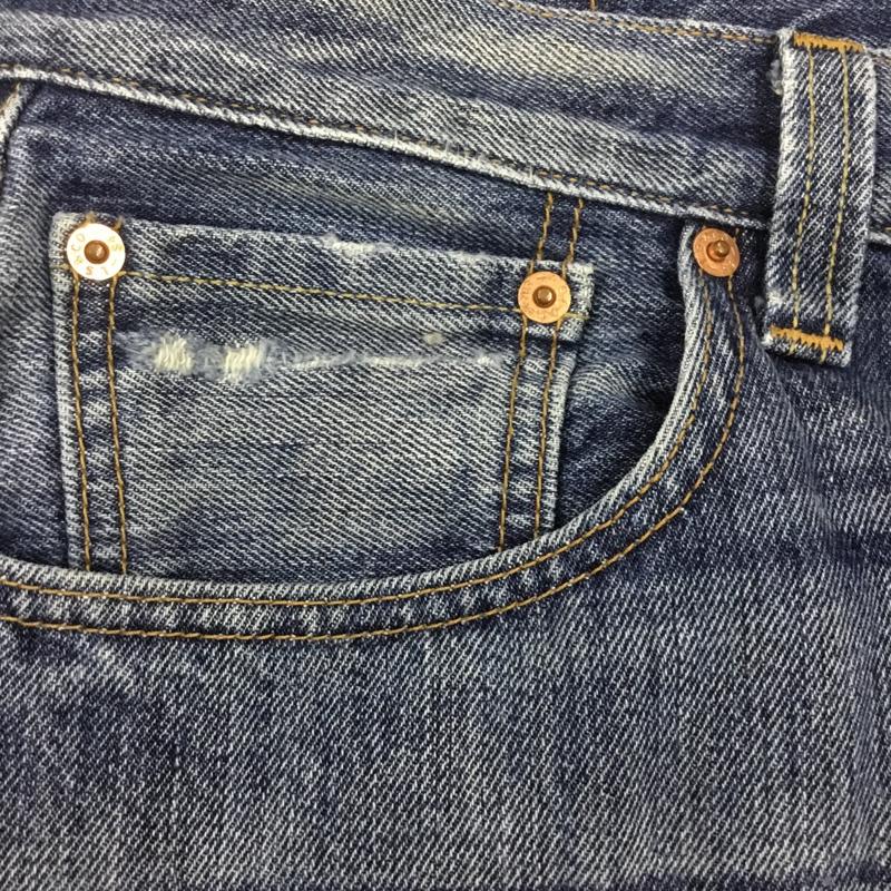 リーバイス Levi s パンツ デニム、ジーンズ PCL16B 501 W36 L32 ボタンフライ 36インチ 無地 青 / ブルー /  メンズ USED 古着 中古 10118934