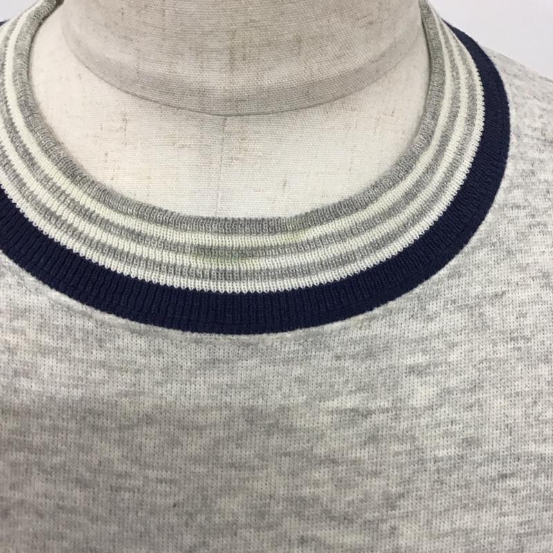 ジェーイーモーガン JEMORGAN トレーナー 長袖 長袖トレーナー スウェット クルーネック リブスウェットカットソー 90s 無地 灰 / グレー /  メンズ USED 古着 中古 10124494