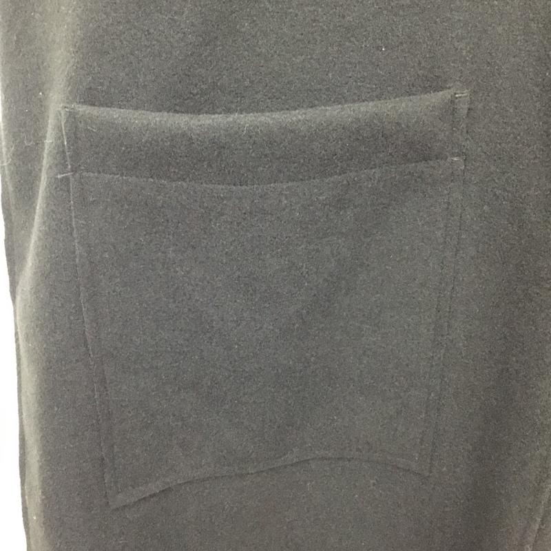 ショコラ フィネ ローブ chocol raffine robe ワンピース ロングスカート 6a07l0h0300 圧縮フェイクウールジャンスカ ロングスカート ノースリーブ FREE 無地 黒 / ブラック /  レディース USED 古着 中古 10119025